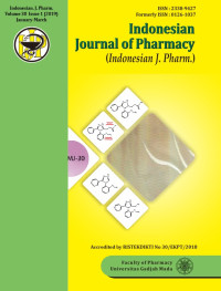 Indonesian Journal of Pharmacy Vol.30 Issue 1 (2019) January-March