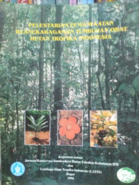 Pelestarian Pemanfaatan Keanekaragaaman  Tumbuhan Obat Hutan Tropika Indonesia