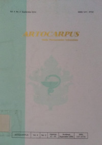 Artocarpus Media Pharmaceutica Indonesiana vol. 4 No. 2 September 2004