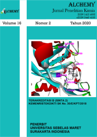 Alchemy Jurnal Penelitian Kimia Volume 16 Nomor 2 Tahun 2020