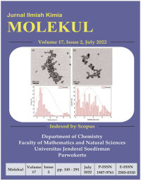 Jurnal Ilmiah Kimia MOLEKUL Volume 17 No. 2, Juli 2022