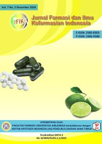 Jurnal Farmasi dan Ilmu Kefarmasian Indonesia Vol. 7 No. 2 Juli 2020