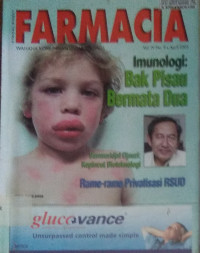 Farmacia = Imunologi : bak pisau bermata dua Vol.IV No.9 apriol 2005