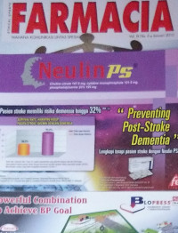 Farmacia : Farmako Ekonomi: Agar belanja kesehatan tak sia-sia Vol ix No. 7. Februari 2010