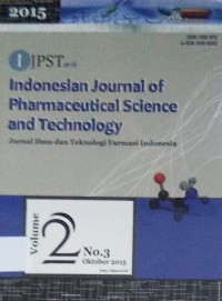 Indonesian Journal of Pharmaceutical  Science and Technologi : jurnal ilmu dan teknologi farmasi indonesia Vol.2 No.2