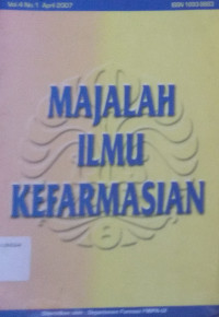 Majalah ilmu kefarmasian vol.4 no.1 april 2007