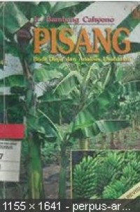 Image of Pisang:budi daya dan analisis usahatani